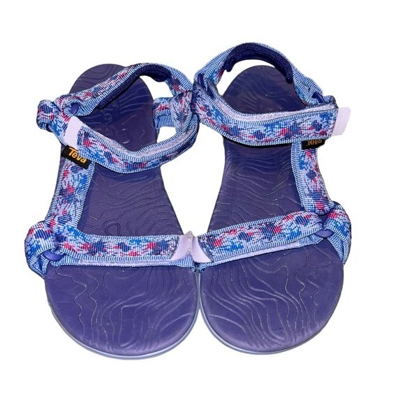 Girls kids Teva infant hurricane purple sandals waterproof youth size 3 3Y - Picture 1 of 5